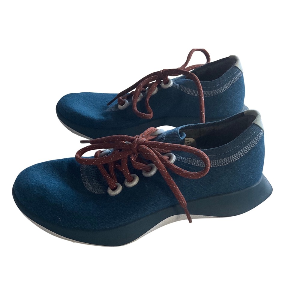 Allbirds Wool Runner Mizzle Dark Teal Sneakers Shoes Women US 8 UK 5.5‎ EU 38